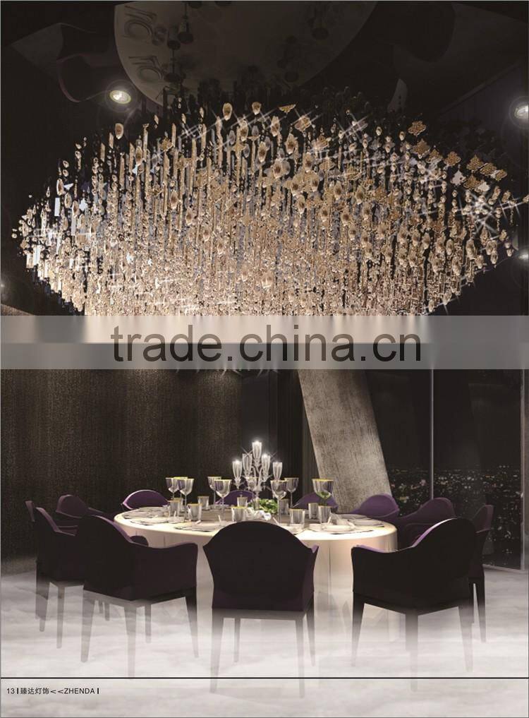 Contemporary indoor lighting crystal light ceiling lamp chandelier lighting