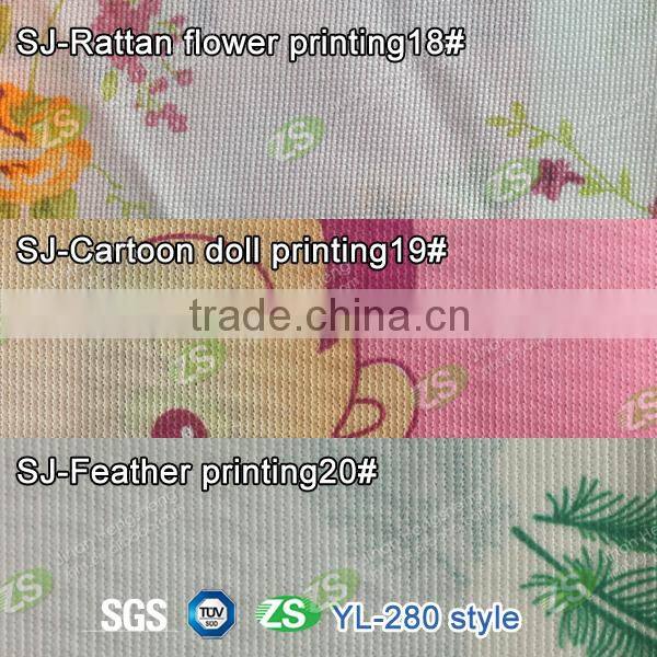 Waterproof and flame retardant polyester beautiful print hospital bed screen curtain fabric