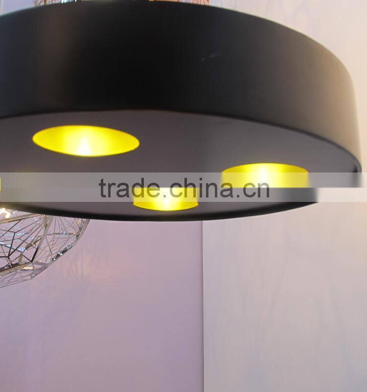 Hot sale LED+G9 lron Indoor Projects Decoration Chandelier pendant lamp for bar hotel restaurant PLP8087-C-8