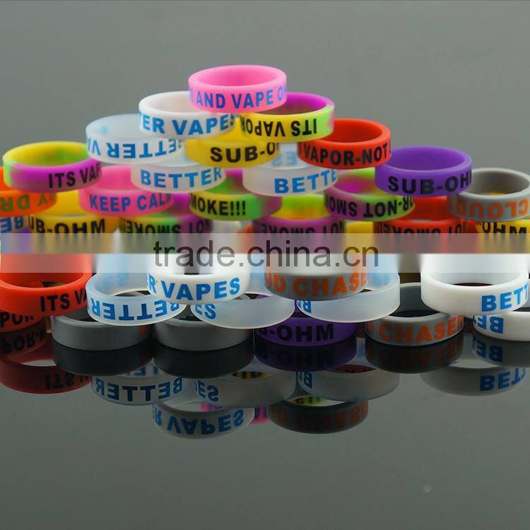 FDA Non-slip Ecig Mechanical Mod Silicone Custom Vape Bands
