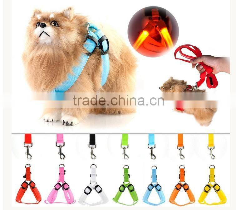 LED harness pet accessories