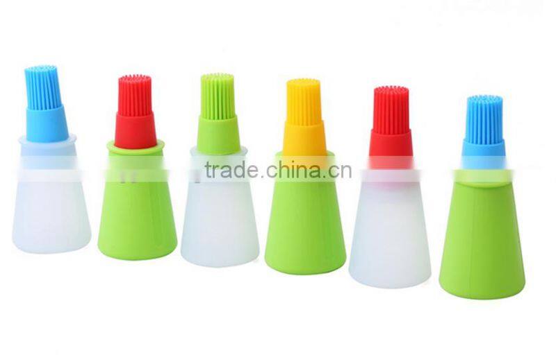 Hot Sale Food Grade Silicone Basting Brushes & oil bottle Brush,Baking and Grilling, Heat-Resistant Cooking Utensils