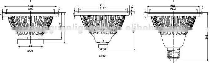 High Power ceiling lamp AR111 12W AR111 LED LAMP