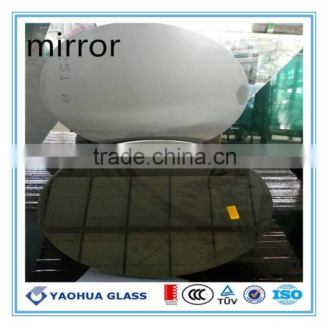 4mm 5mm 6mm Decorative Silver Glass Mirror With Clear Surface And Safety Back