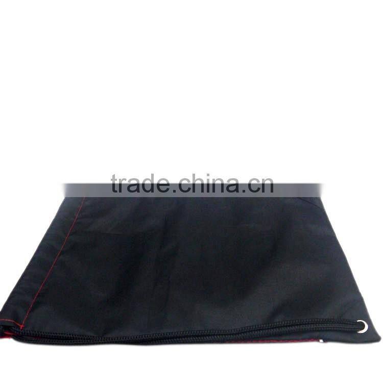 promotional customed simple black cotton pouches for wholesaler