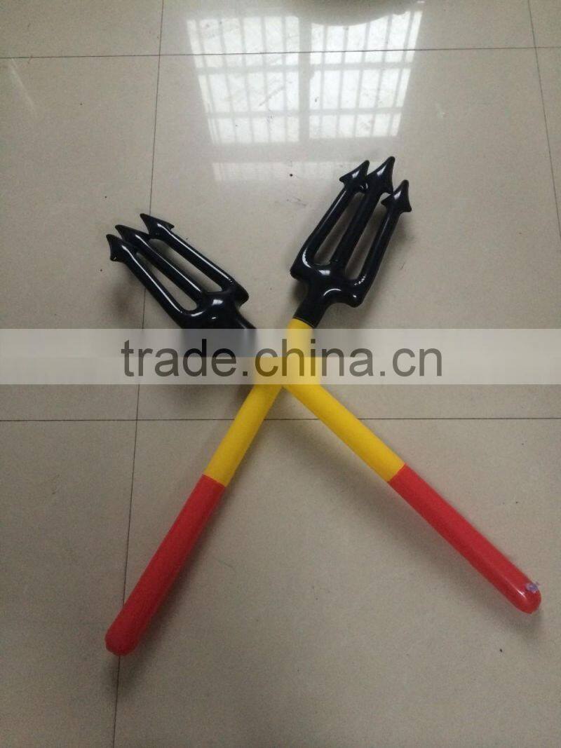 promotional Inflatable Trident with Belgium flag color