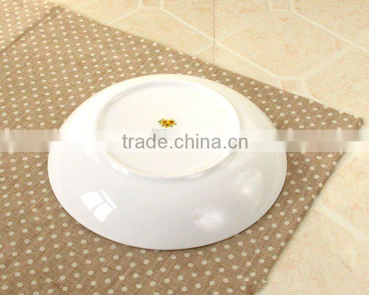 hot sale good looking Decal porcelain ceramic dinnerware plates