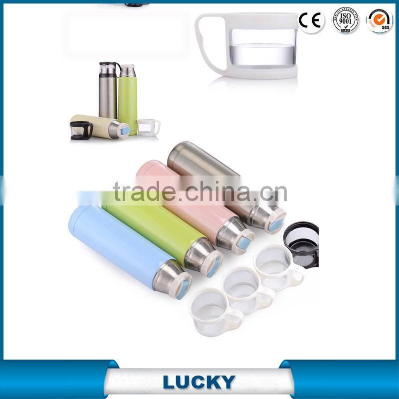 Stainless Steel Thermos Vacuum Flask with Cup Cap