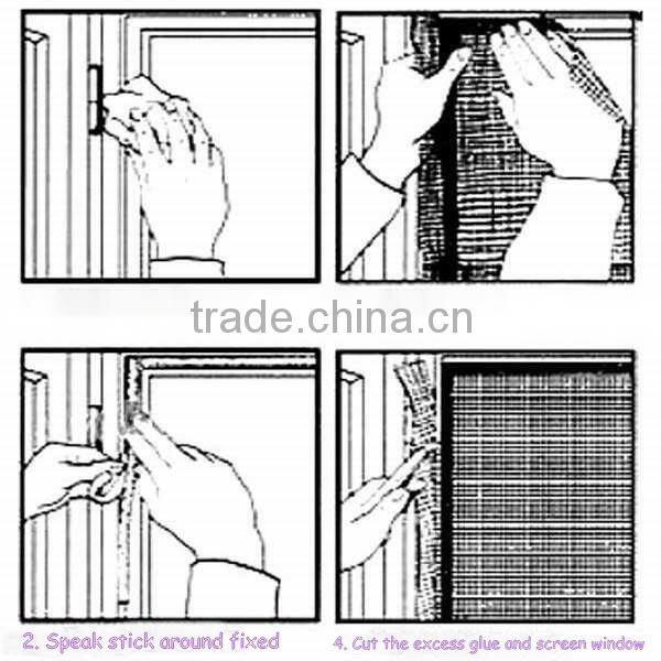 Black Window Fly Screen