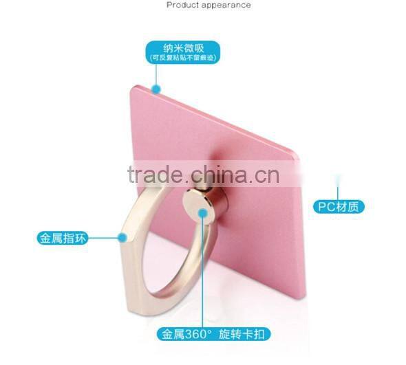 2016 Wholesale Metal+ABS Stand Hook Ring Holder For Mobile Phone