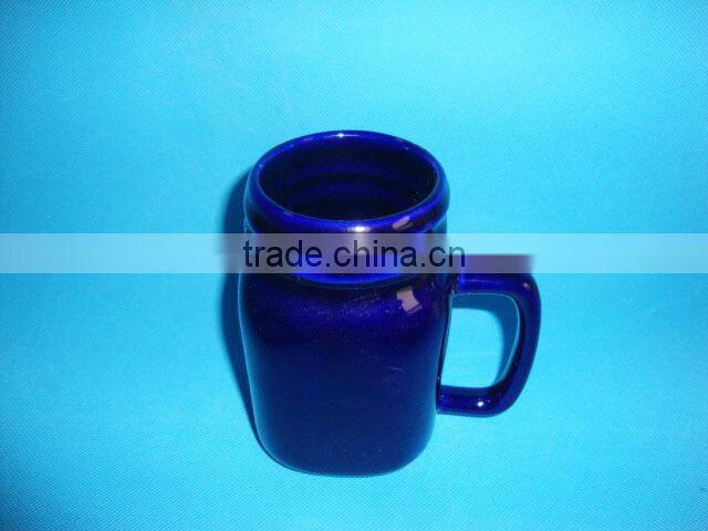 Good quality Best-Selling special shape handle ceramic/porcelain mug
