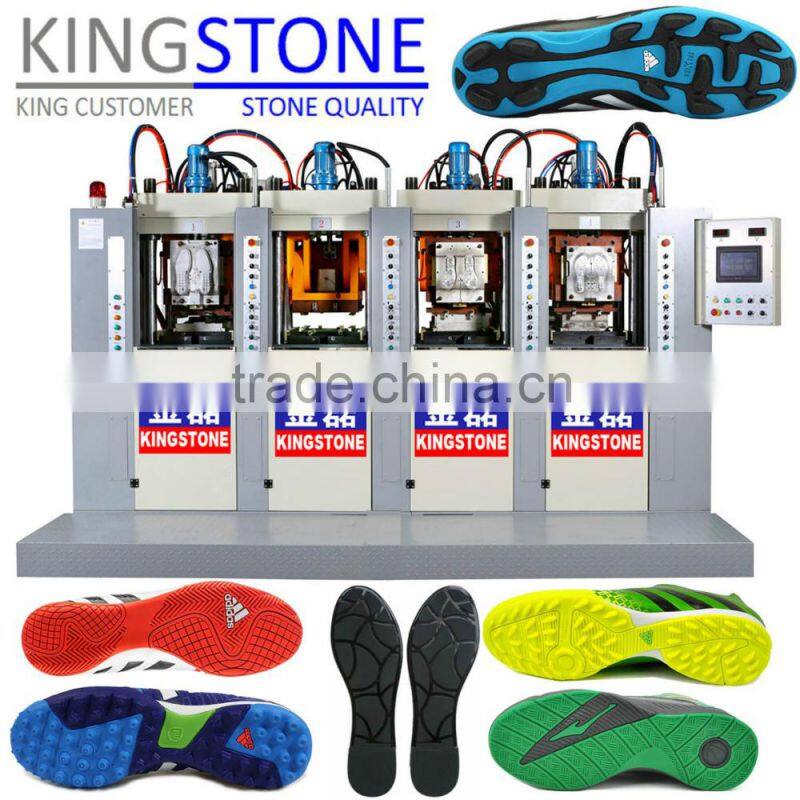 4 Stations TPU Tennis Shoe Sole Injection Moulding Machine JL-208-4S