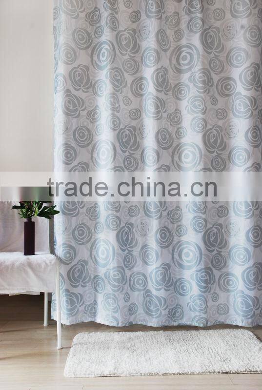 Grey blooming Flower design ceramic 6pcs bath bathroom set