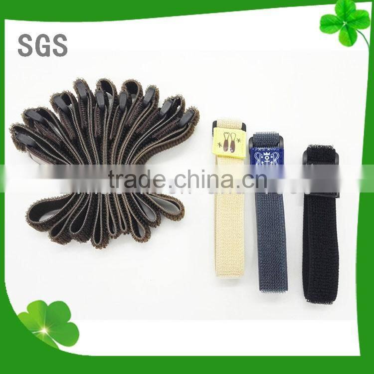 wholesale custom elastic loop band with plastic buckle
