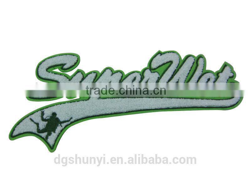 jersey name patches with iron on backing