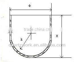Clear Small Quartz Crucible