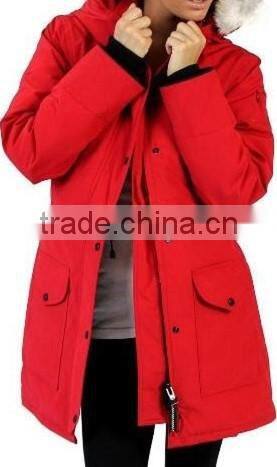 the latest coat styles for women fur hooded green coat goose feather jacket, women down coat