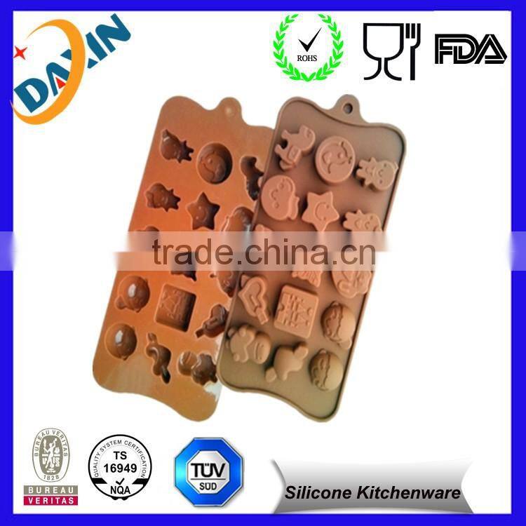 Hot selling multi-purpose silicone ice cream mold/chocolate molds