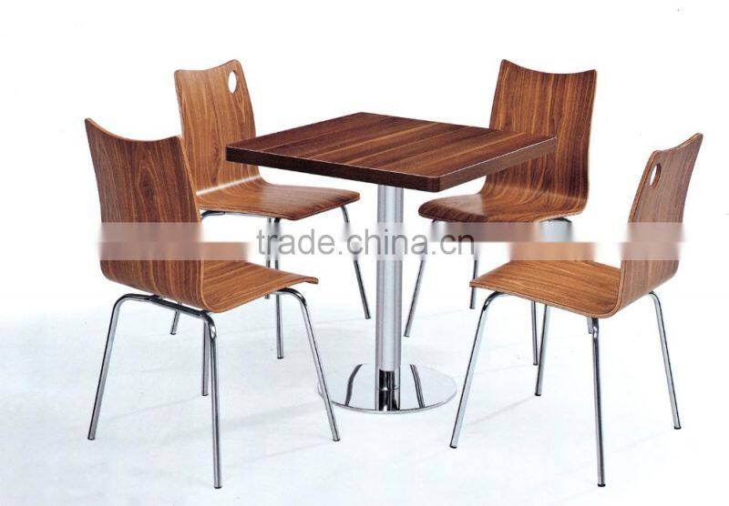 Modern KFC restaurant dining table and chair GZH-G725