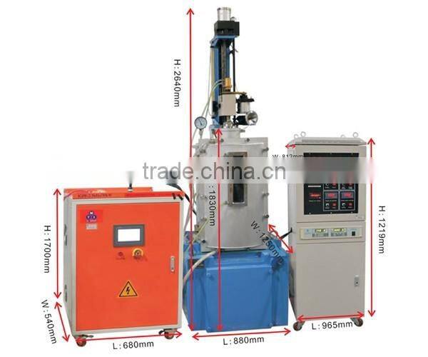 Customized Bridgman Growing System Furnace for metallic and semiconductor single crystal from 1200 - 1700C