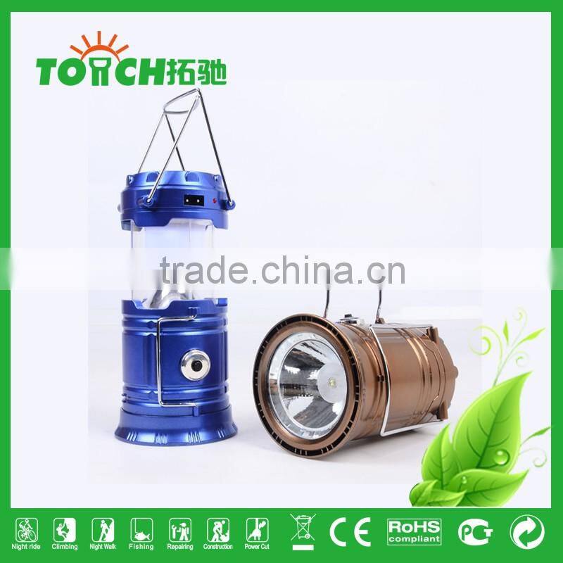 LED Solar Power Camping Lantern for Camping and Emergency