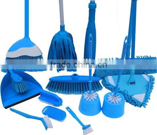 Colorful and printed houseware cleaning series including Brush,Toilet brust set,Mop,Broom