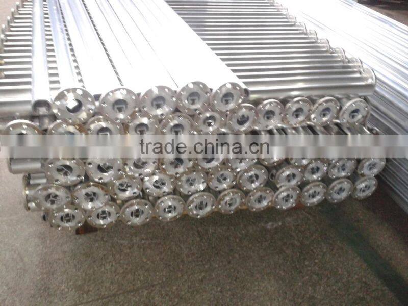 Shenzhen launch aluminum glass balustrade with plastic insert to hold 1/2" glass