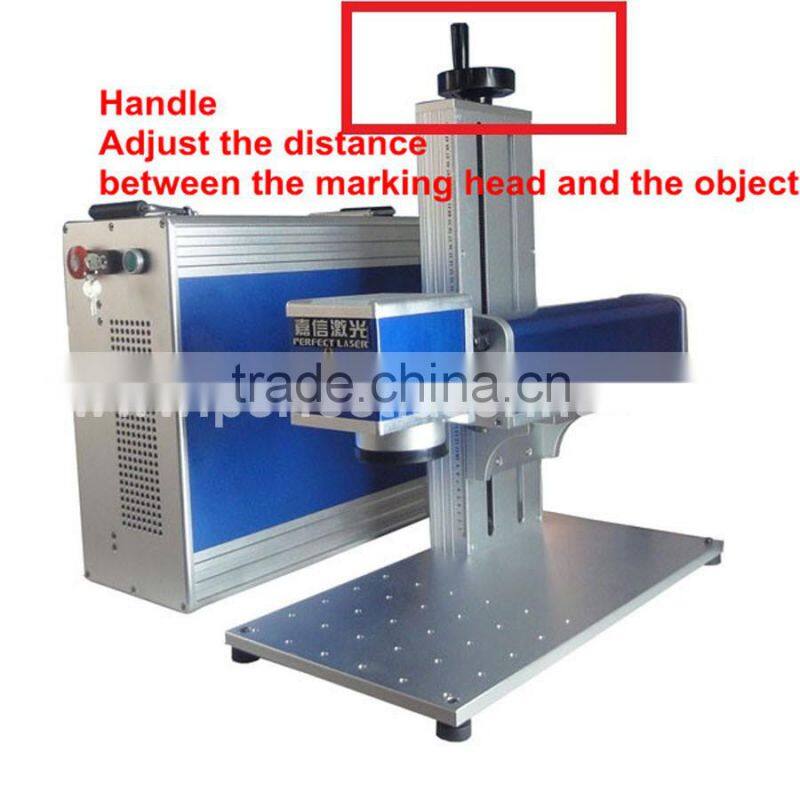 Perfect Laser PEDB-400B 10W Rotary Fiber Laser Marking Machine