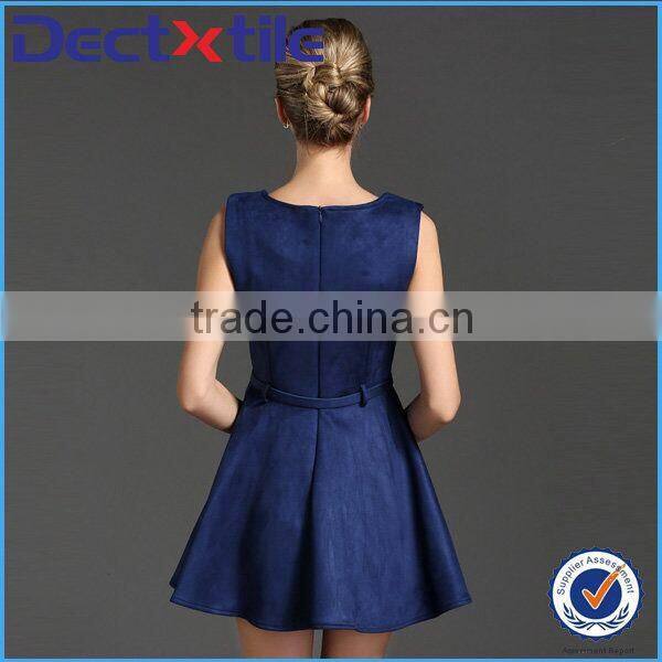 2015 New Fashion Faux Suede From made in China Have Casual Dress