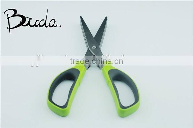 5 blade stainless steel multifunction paper scissor/ kitchen scissors BD-1621