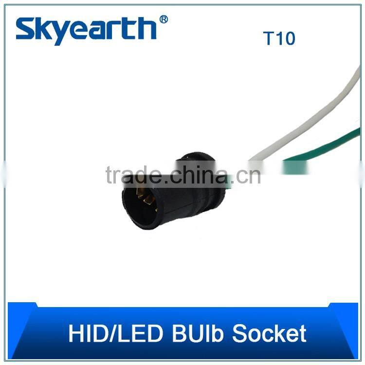 Most popular red bright high power COB car led t10 socket
