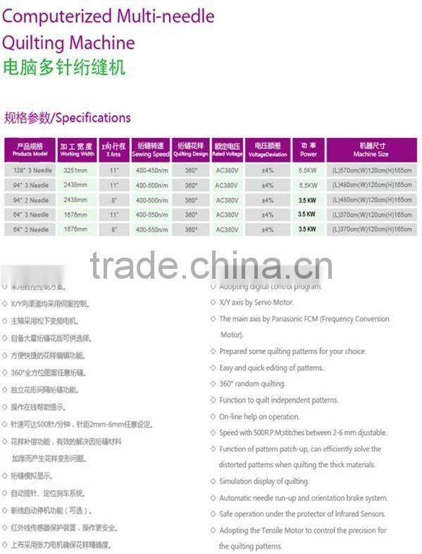 2012 New Style High Quality Quilt machine