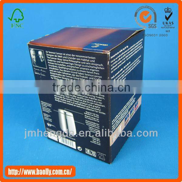Corrugated paper carton box material specifications of kettle