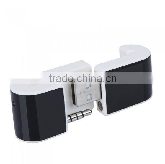 Black Wireless PowerPoint Presenter Remote Control with Air Mouse for Iphones