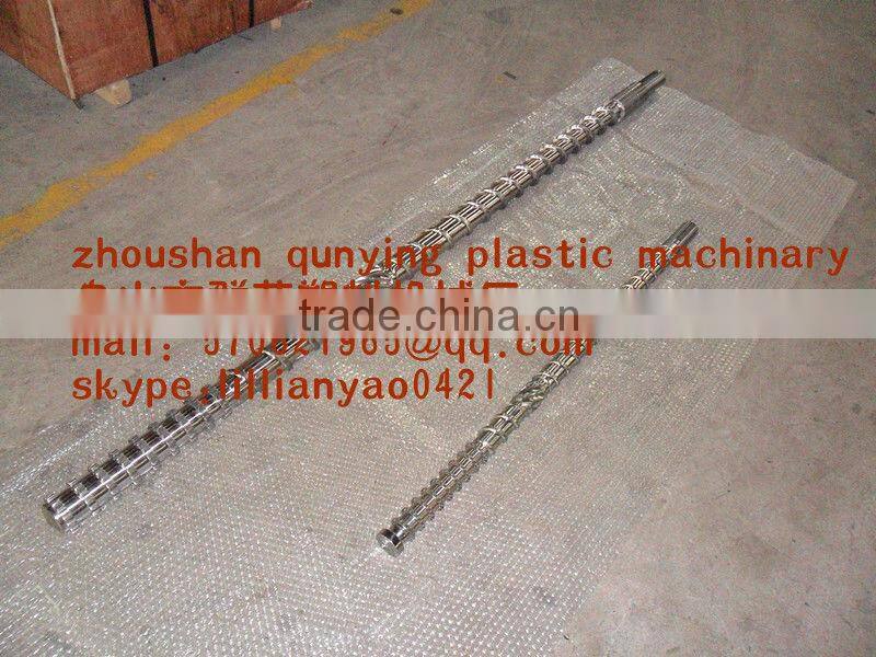 chrome screw for pp pe film blowing screw barrel of extrusion blowing machine