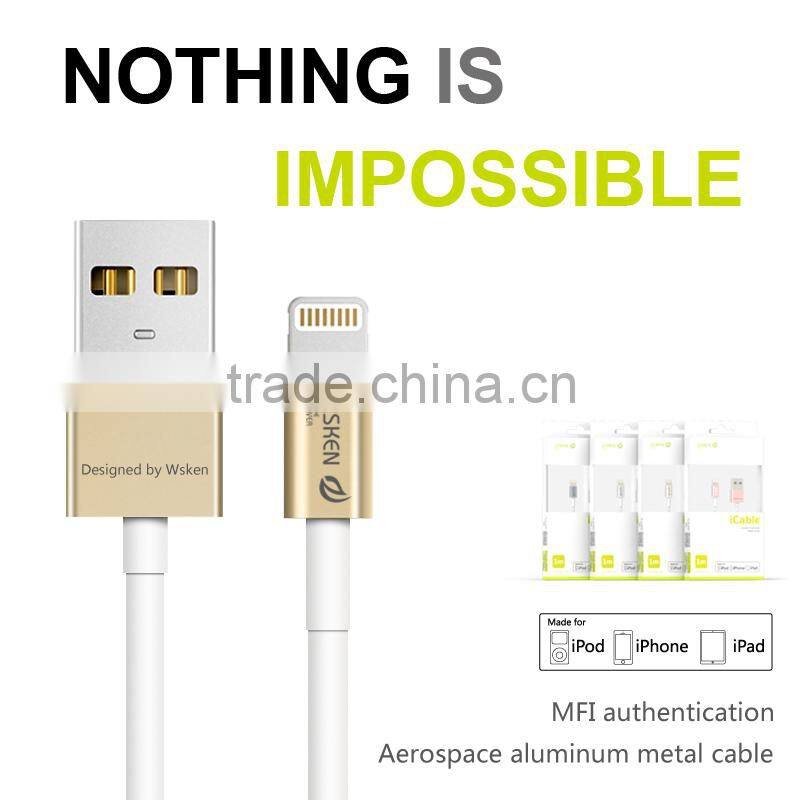 WSKEN MFI Authentication USB Cable For iPhone 6