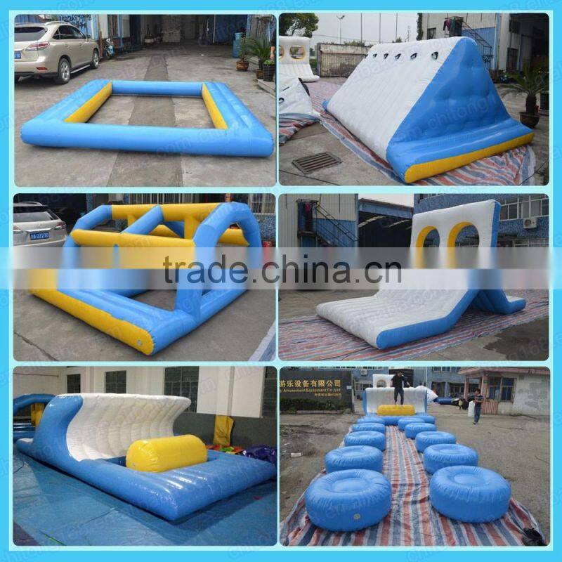 Funny Inflatable Water Indoor Obstacle Course For Adults