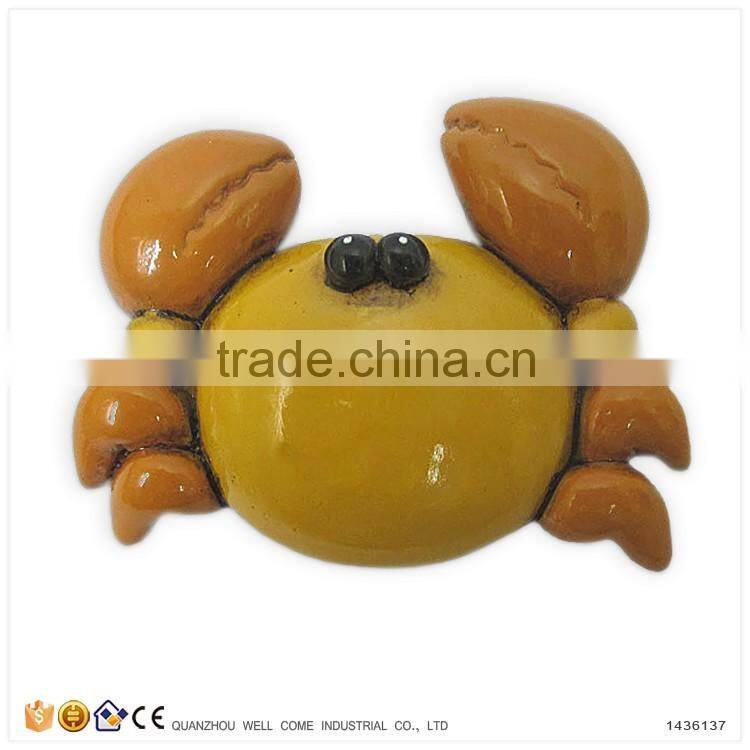 Resin Crab Decoration Promotional Fridge Magnet