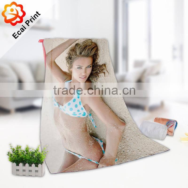 2016 best heat transfer sublimated beach towel with photos