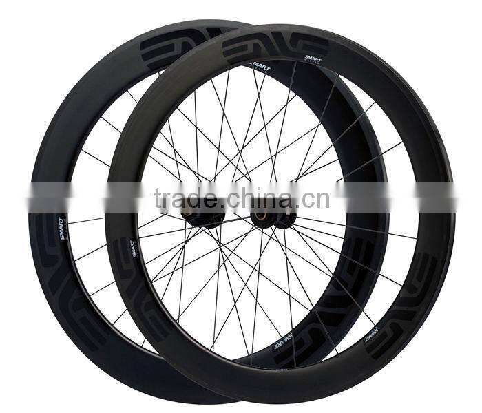 Hot sale!38mm tubuless u shape carbon wheels with carbon body Hubs, 700C road carbon wheels 25mm wide
