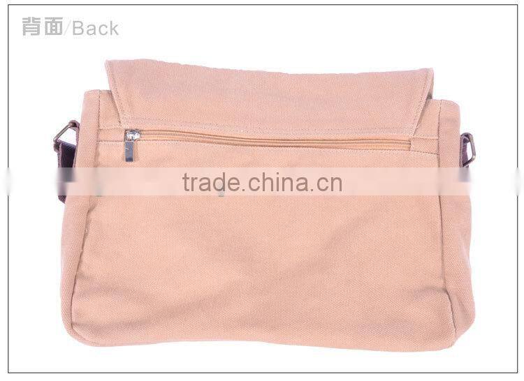Latest trendy style canvas zipper bags wholesale