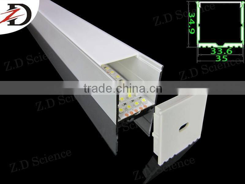 Customized Housing LED Aluminum Profile Decorative LED Wall Lighting Fixture For LED Strip Bar Light