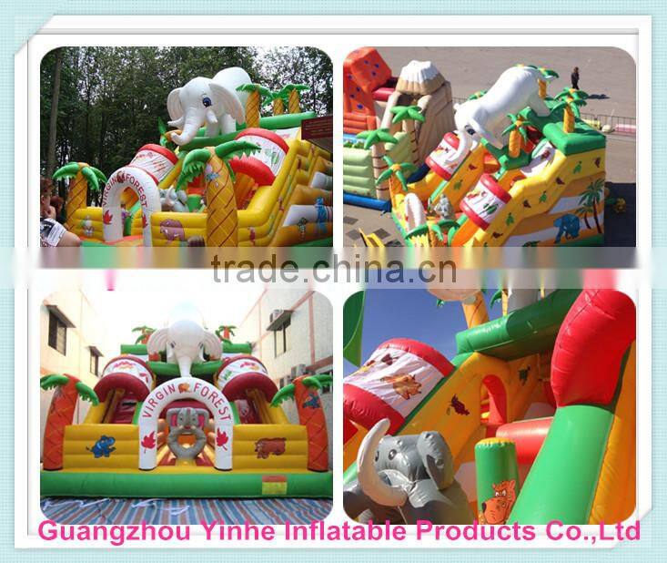 Cheap Giant Inflatable Teletubbies Slide for kids