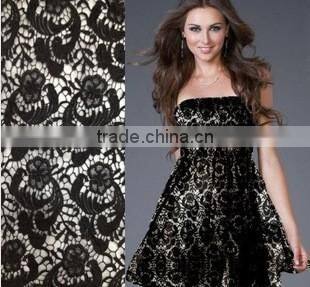 100% Qmilch Guipure Lace Fabric for Sale