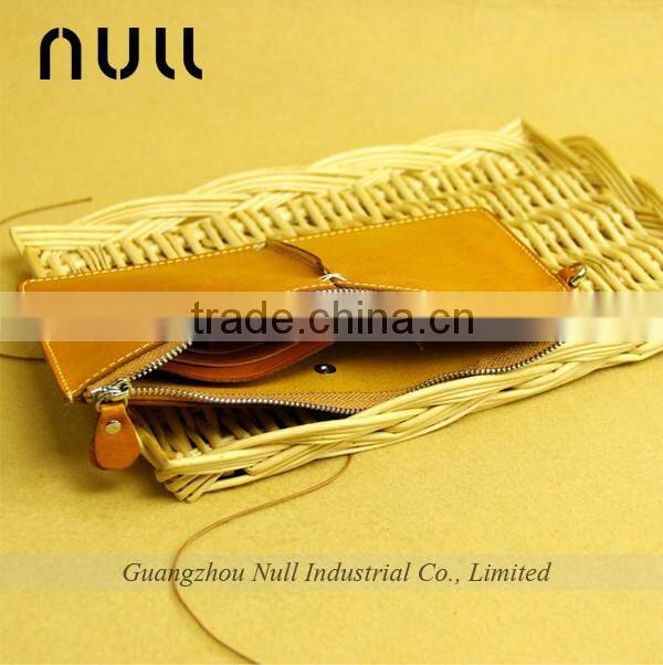 guangzhou supplier brown color classic handmade phone case