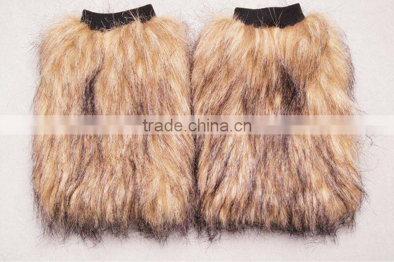 2012 faux fur leg warmer,heated leg warmers