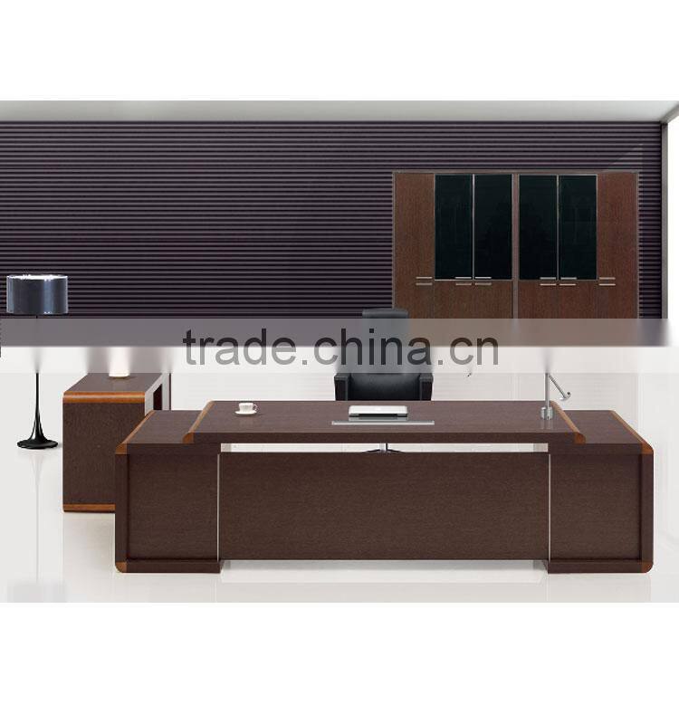 executive office desk with double cabinet