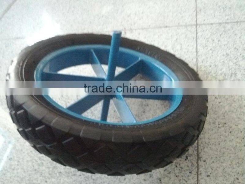 solid rubber wheels 13" x 2.75" for hand truck and wheel barrow