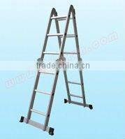combination aluminum ladder 4x3 step EN131