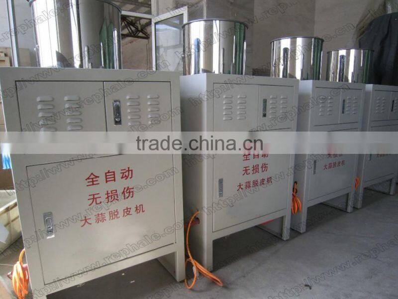 Medium capacity garlic peels removal machine